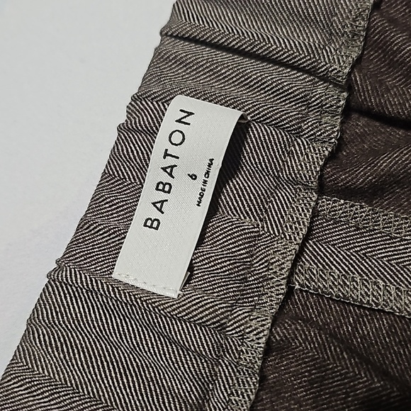 Babaton Casual‎ Crop High Waisted Pants Size 6 - Picture 3 of 6